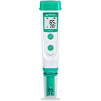 Apera Instruments Medidor de pH PH20- medidor de bolsillo- impermeable- precisión de ± 0-1 pH- rango de pH 0-14- sensor…
